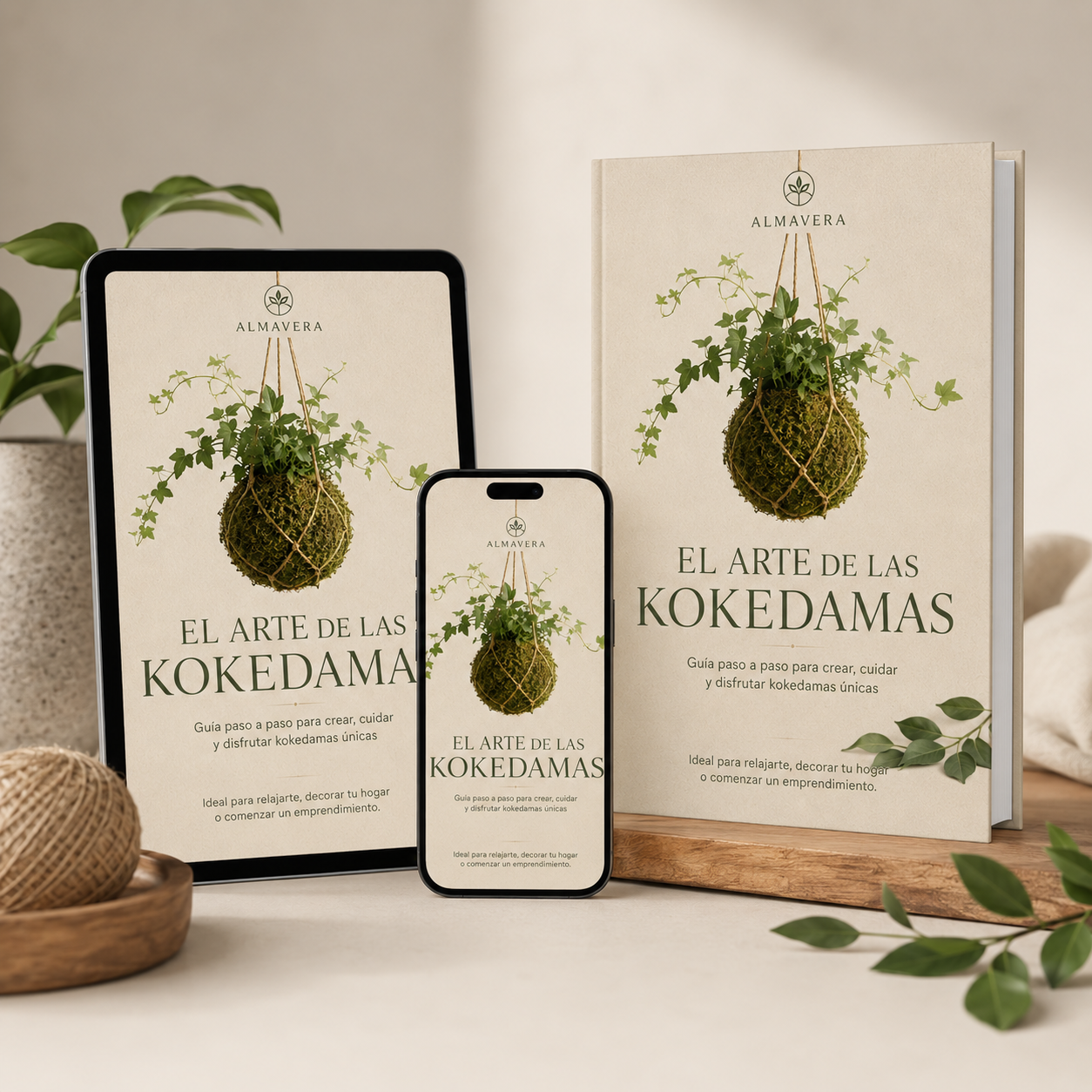 El Arte de las Kokedamas, Guía Completa Paso a Paso